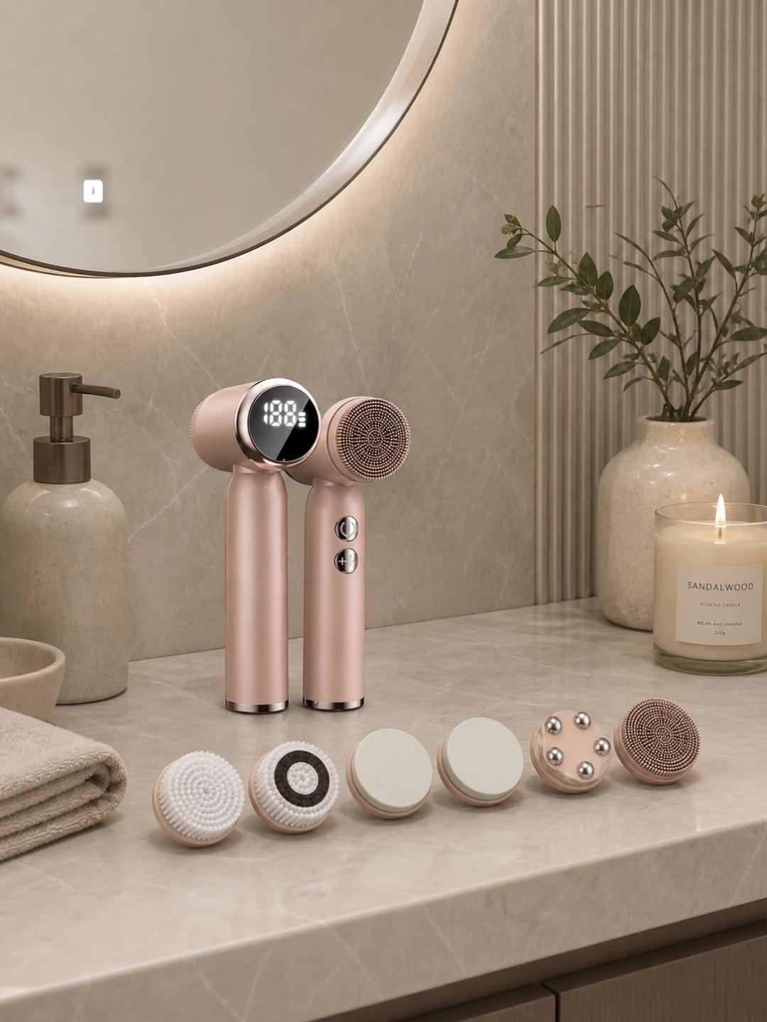 Portable Waterproof Facial Ultrasonic Massage Cleanser