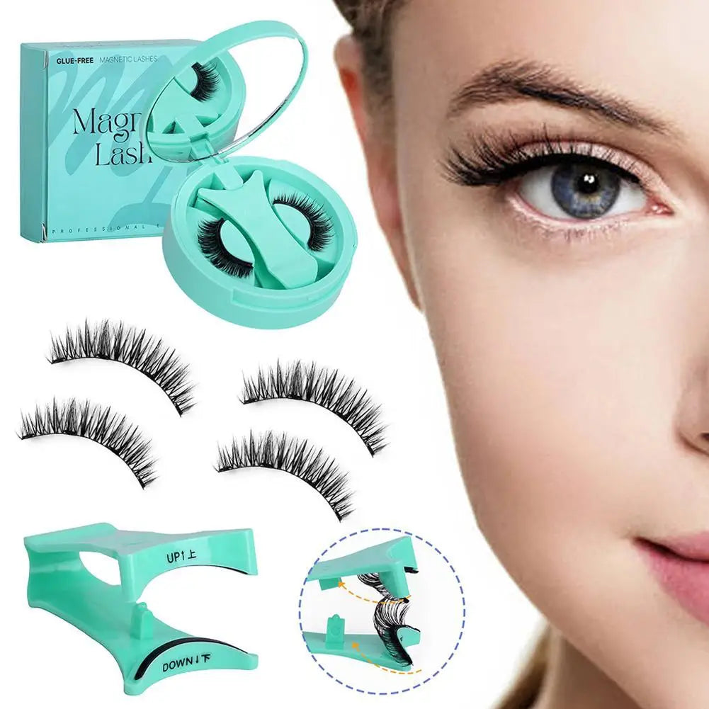 Re-usable Magnetic Eyelashes With Applicator