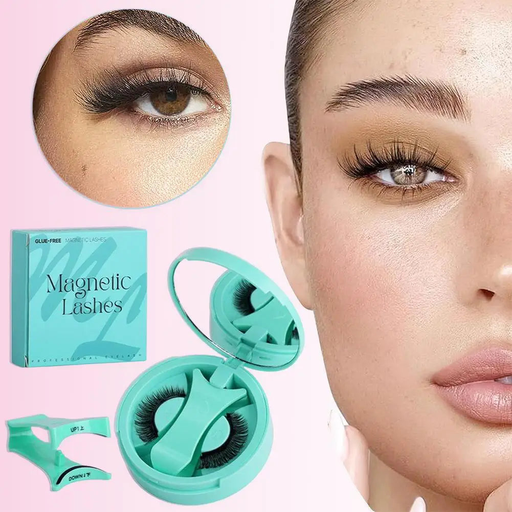 Re-usable Magnetic Eyelashes With Applicator