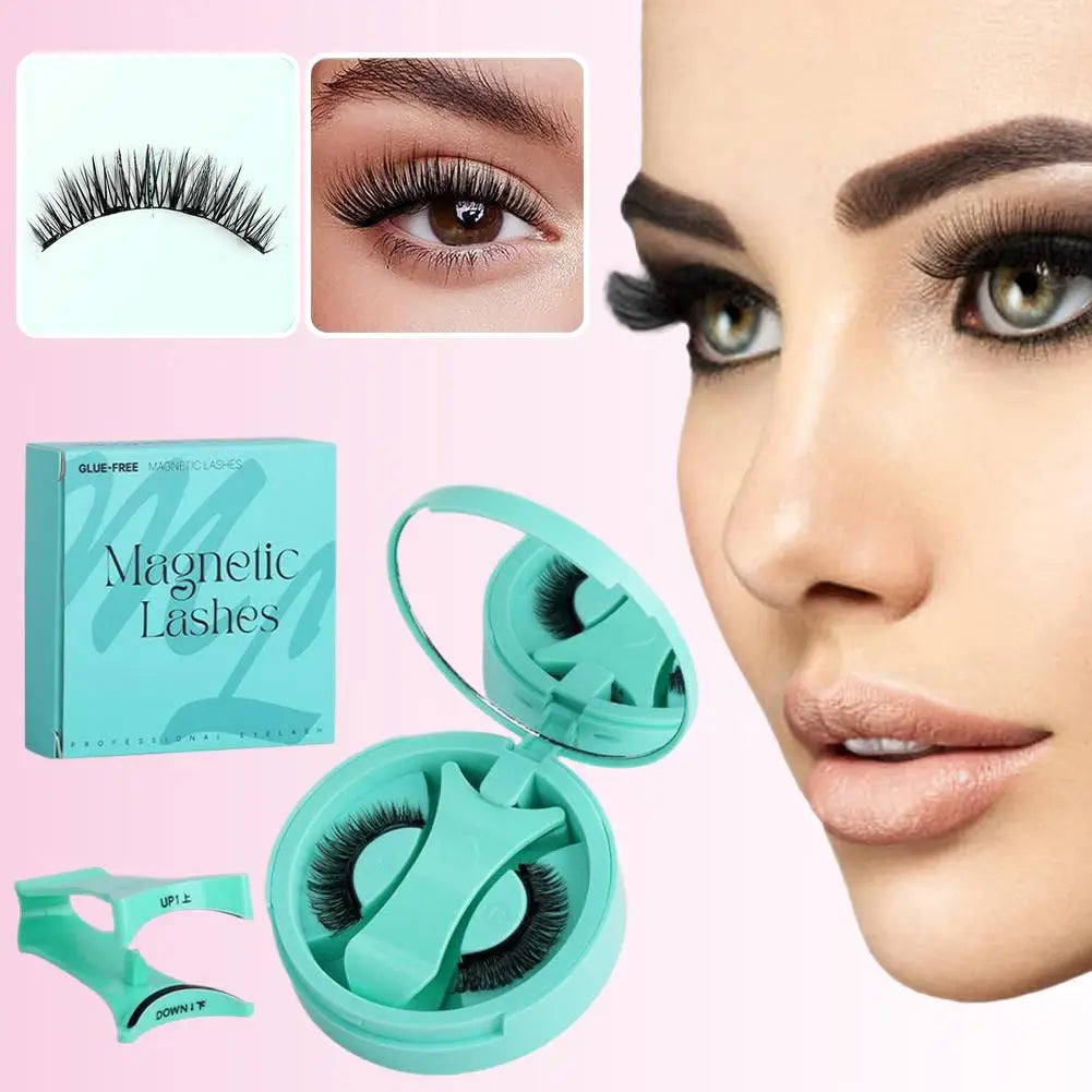 Re-usable Magnetic Eyelashes With Applicator