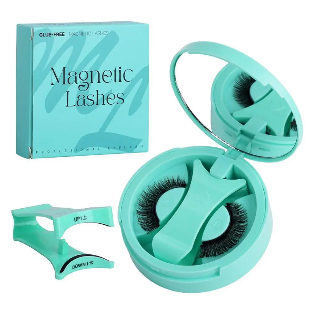 Re-usable Magnetic Eyelashes With Applicator