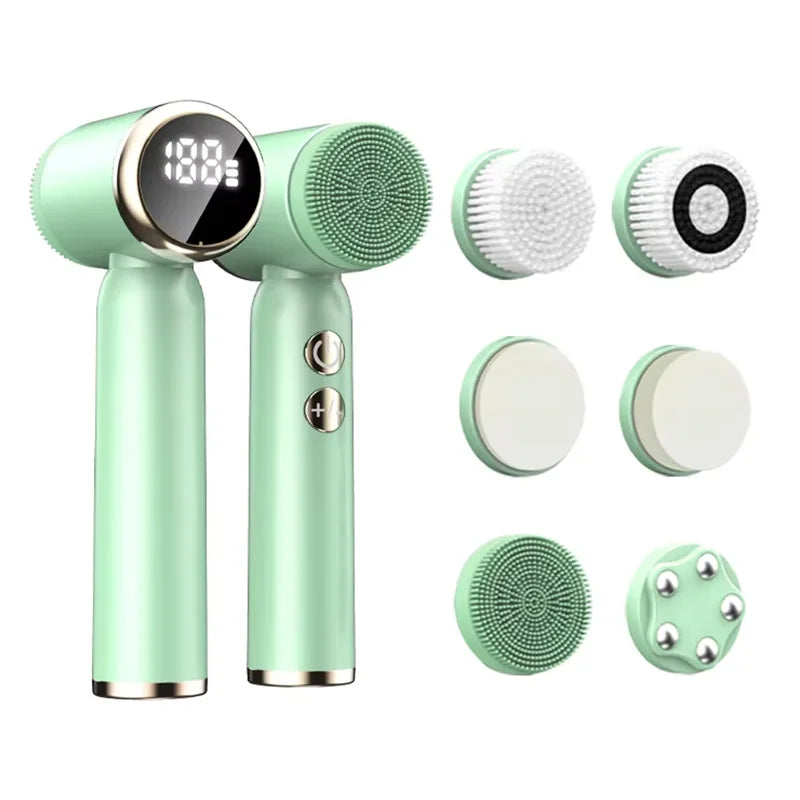 Portable Waterproof Facial Ultrasonic Massage Cleanser