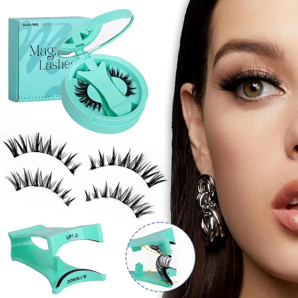Re-usable Magnetic Eyelashes With Applicator